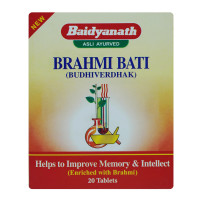 Baidyanath Jhansi Brahmi Bati - 80Tabs|, Pack of 1