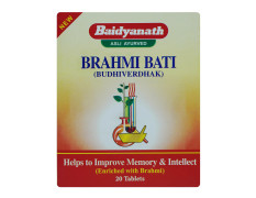 Baidyanath Jhansi Brahmi Bati - 80Tabs|, Pack of 1