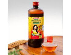 Baidyanath Jhansi MAHABHRANGARAJ TEL 450ml | Ayurvedic Hair Oil | Made with Pure Bhringraj |