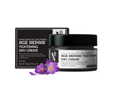 Nutriglow Advanced Organics Age Repair Tightening Day Cream for Instant Wrinkle lift, Soft Skin with Vitamin C - All Skin Types - 50g