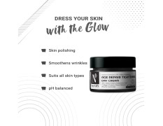 Nutriglow Advanced Organics Age Repair Tightening Day Cream for Instant Wrinkle lift, Soft Skin with Vitamin C - All Skin Types - 50g