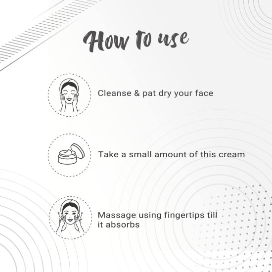 Nutriglow Advanced Organics Age Repair Tightening Day Cream for Instant Wrinkle lift, Soft Skin with Vitamin C - All Skin Types - 50g