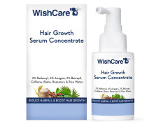 WishCare Hair Growth Serum Concentrate - 3% Redensyl, 4% Anagain, 2% Baicapil, Caffeine, Biotin & Rice Water - Advanced Hair Growth Serum for Hair Fall Control & Hair Growth 30ml