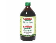 Baidyanath Asli Ayurved Bhringrajasava Liquid 450 Ml - Ayurvedic Formula For Healthy Hair, Liver Wellness & Digestive Health