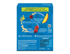 GERBER Cereals - Mango & Berry | Instant Cereal for little ones | With Iron & Omega-3 | Rich in Protein | With Vit A, C, D & Zinc | No added colours or flavours | 300g