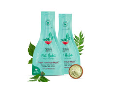 Nat Habit Tri-Leaf Rosemary NutriMask - Hair Mask For Hairfall, Conditioning, Smoothening & Shine, Suitable For all Scalp Types (Pack of 2 x 40gm)