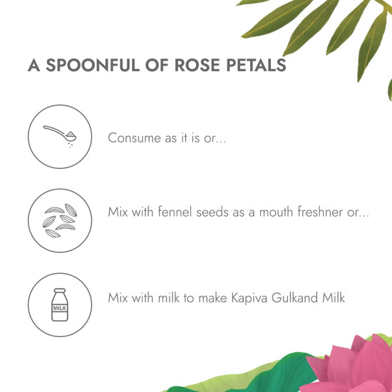 Kapiva Organic Gulkand 300gms (Rose Petal Jam) | 100% Natural | Sun-Cooked Damask Roses - Super Saver Pack of 2