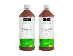 Kapiva BP Care Juice - 100% Ayurvedic Juice for Controlling Blood Pressure & Cholesterol Level | Arjuna, Shankhpushpi & 8 Other Herbs - Pack of 2