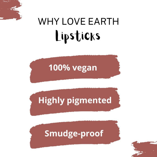 LoveEarth Matte Liquid Lipstick – Citrus Cosmo Shade | Long-Stay, Transfer-Proof & Lightweight | Vitamin E Enriched, Vegan Lip Color for Women (6ml) LoveEarth Matte Liquid Lipstick – Citrus Cosmo Shade | Long-Stay, Transfer-Proof & Lightweight | Vitamin E Enriched, Vegan Lip Color for Women (6ml)