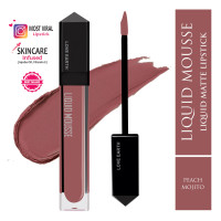 Love Earth Liquid Mousse Lipstick - Peach Mojito Matte Finish | Lightweight, Non-Sticky, Non-Drying,Transferproof, Waterproof | Lasts Up To 12 Hours With Vitamin E And Jojoba Oil - 6Ml