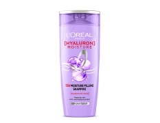 L'Oreal Paris Moisture Filling Shampoo, With Hyaluronic Acid, For Dry & Dehydrated Hair, Adds Shine & Bounce, Hyaluron Moisture 72H, 180ml