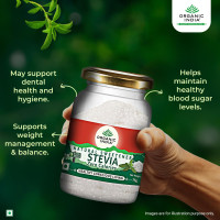 A TATA Product – Organic India Stevia Powder – 75g | Plant-Based Natural Sweetener | Zero Calories | Sugar-Free | Low Glycemic Index