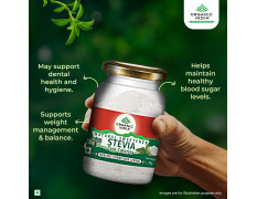 A TATA Product – Organic India Stevia Powder – 75g | Plant-Based Natural Sweetener | Zero Calories | Sugar-Free | Low Glycemic Index
