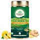 ORGANIC INDIA Tulsi Green Tea Lemon Ginger 100 gm tin