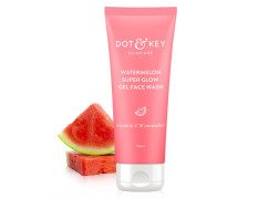 DOT & KEY Watermelon Super Glow Gel Face Wash With Vitamin C&Cucumber|Face Wash For Glowing Skin|Oil Free Face Wash|Removes Excess Oil&Dirt|For Combination&Oily Skin|For Women&Men|100Ml