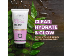 Dr. Sheth's Neem & 2% Salicylic Acid Face Wash | For Oily & Acne Prone Skin | With 1% Zinc PCA, Vitamin E, C & B5 | Deeply Cleanses | Exfoliates Skin | Prevents Acne | For Men & Women | 100ml