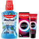 Colgate Plax Pepper Mint Mouthwash, 0% Alcohol - 500 ml & Visible White O2, Teeth Whitening Toothpaste, Peppermint Sparkle, 50g, Active Oxygen Technology, Enamel Safe Teeth Whitening Product