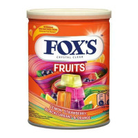 NOTTACIA Fox's Crystal Clear Fruits Gramstrawberry Candy Tin - 180