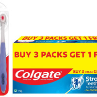 Colgate Gentle UltraFoam Ultra Soft Bristles Toothbrush, 2 Pcs, Soft Bristles for Superior Clean & Strong Teeth Cavity Protection Toothpaste, Toothpaste with Calcium Boost, 700gm Saver Pack