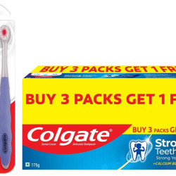 Colgate Gentle UltraFoam Ultra Soft Bristles Toothbrush, 2 Pcs, Soft Bristles for Superior Clean & Strong Teeth Cavity Protection Toothpaste, Toothpaste with Calcium Boost, 700gm Saver Pack