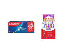 Colgate Strong Teeth Cavity Protection Toothpaste, Colgate Toothpaste with Calcium Boost, 500gm Saver Pack & ZigZag Toothbrush, Pack of 6 Medium Multicolour Soft Tooth brush