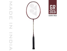 Yonex Badminton Racquet GR 303I Dark Red, Graphite
