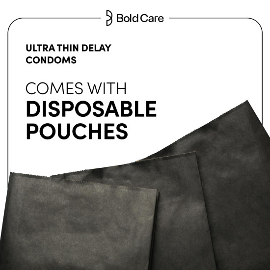 Bold Care Ultra Thin Long Last Condoms (Pack of 3)