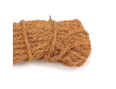 Coconut Fibre Coir Twine Rope, 100% Natural & Eco Friendly by Blutrims, 23 Feet Length (7 MTS) Pack of 4, for Garden use, Plant Hanger, Agriculture, DIY Home Decor, Craft