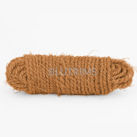 Coconut Fibre Coir Twine Rope, 100% Natural & Eco Friendly by Blutrims, 23 Feet Length (7 MTS) Pack of 4, for Garden use, Plant Hanger, Agriculture, DIY Home Decor, Craft