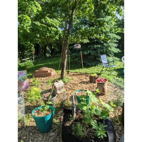 Coconut Fibre Coir Twine Rope, 100% Natural & Eco Friendly by Blutrims, 23 Feet Length (7 MTS) Pack of 4, for Garden use, Plant Hanger, Agriculture, DIY Home Decor, Craft