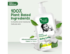 Mother Sparsh Plant Powered Natural Baby Lotion With Organic Shea Butter & Oatmeal Extract | For All Day Deep Hydration | 100ml