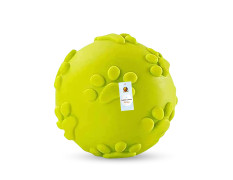 Foodie Puppies Latex Rubber Squeaky Dog Chew Ball Toy - (Claw Ball, Small) Durable and Safe Fetch Teething Dog Toy for Puppies and Small to Medium Dogs, Paw Design Helps to Clean Teeth (Diameter, 6cm)