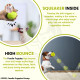 Foodie Puppies Latex Rubber Squeaky Dog Chew Ball Toy - (Claw Ball, Small) Durable and Safe Fetch Teething Dog Toy for Puppies and Small to Medium Dogs, Paw Design Helps to Clean Teeth (Diameter, 6cm)