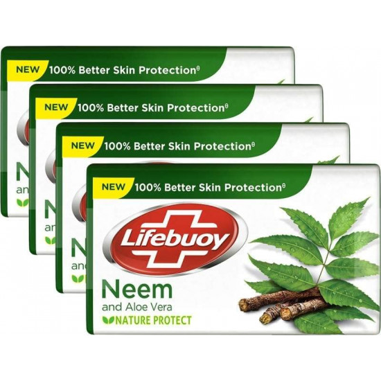 Lifebuoy Neem Soap (100Gx4) 400 Gm Bar