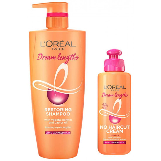 L'Oréal Paris Shampoo, 704ml & L'Oréal Paris Leave-In Conditioner 200ml