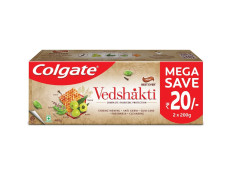 Colgate Swarna Vedshakti Ayurvedic Cavity Protection, Bad Breath Treatment Toothpaste - 400gm & ZigZag Manual Toothbrush for adults, Pack of 6 Medium Multicolour Soft Tooth brush