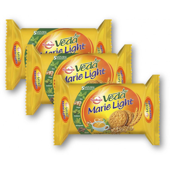 Sunfeast Marie Light Veda 67g (pack of 3) Unique