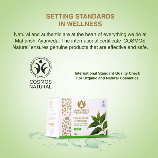 Maharishi Ayurveda Soap (400 gm) (Neem, Pack of 4)