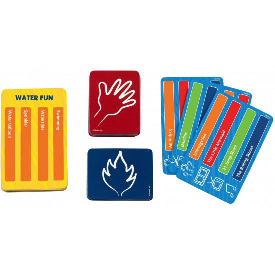 Games PICTIONARY Card Refresh, Multicolor&Mattel Uno Flip Side