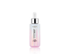 L'Oreal Paris Brightening Serum, 1% Glycolic Acid, 2% Niacinamide Serum, Visibly Minimizes Spots, Reveals Even Skin Tone, Glycolic Bright Skin, 15ml