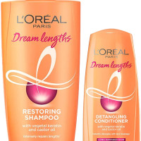 L'Oreal Paris Dream Lengths Shampoo, 704 ml & L'Oreal Paris Dream Lengths Conditioner, 192.5 ml