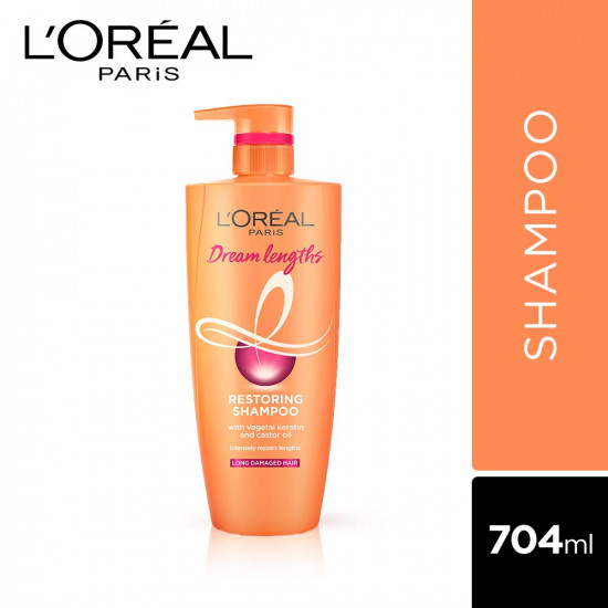 L'Oreal Paris Dream Lengths Shampoo, 704 ml & L'Oreal Paris Dream Lengths Conditioner, 192.5 ml