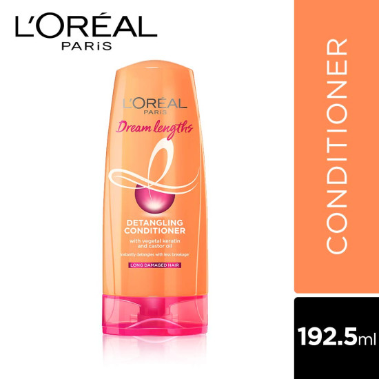 L'Oreal Paris Dream Lengths Shampoo, 704 ml & L'Oreal Paris Dream Lengths Conditioner, 192.5 ml