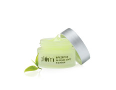 Plum Green Tea Renewed Clarity Night Gel Mini | Hydrates Skin & Fights Acne | Lightweight, Quick-Absorbing, Non-Sticky Gel Texture | Oily, Acne-Prone Skin | 100% Vegan(15ml)
