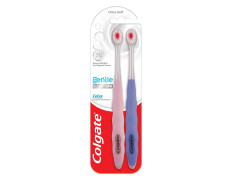 Colgate Gentle UltraFoam Ultra Soft Bristles Manual Toothbrush for adults, 2 Pcs Multicolor & Swarna Vedshakti Ayurvedic Cavity Protection Toothpaste - 400gm