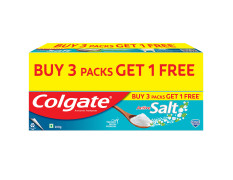 Colgate Active Salt Toothpaste, Daily Germ Protection, Pack of 800g (Buy 3 Get 1 Free) & Swarna Vedshakti Ayurvedic Cavity Protection - 400gm