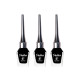 Dazller Eyeliner, 6.5mL (Pack of 3), Black, Velvet Matte, Washable, Water-resistant, Smudge-proof