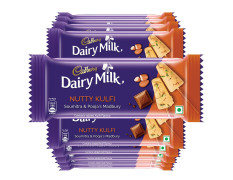 Cadbury Dairy Milk Nutty Kulfi Madbury Chocolate Bar, 36 g (Pack of 10)