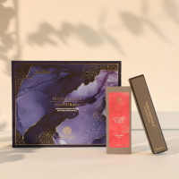 Forest Essentials Artisanal Makeup Gift Box | Luxuriously Crafted Gift Set For Women With Kajal & Lip Serum | Gift for Birthday, Anniversary & Special Occasions | Gift For Her | 2 Piece Gift Set