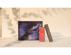 Forest Essentials Artisanal Makeup Gift Box | Luxuriously Crafted Gift Set For Women With Kajal & Lip Serum | Gift for Birthday, Anniversary & Special Occasions | Gift For Her | 2 Piece Gift Set